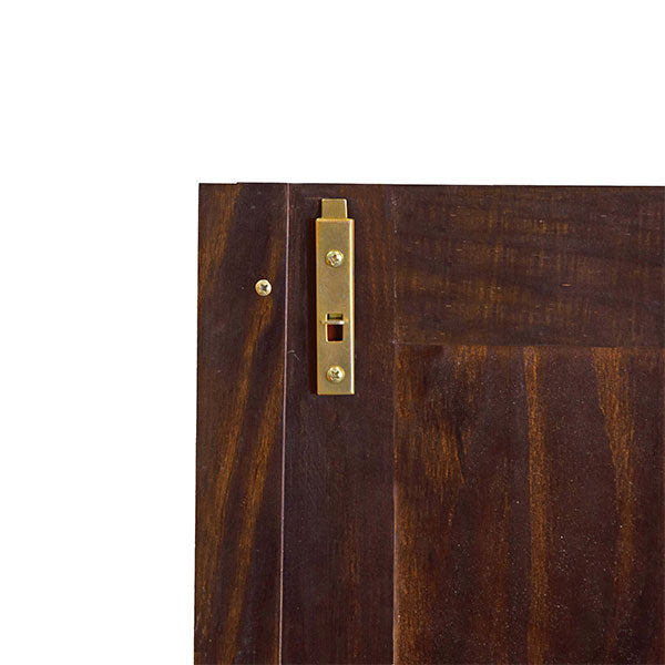 Grande Armoire en Bois Massif 100% - Moka