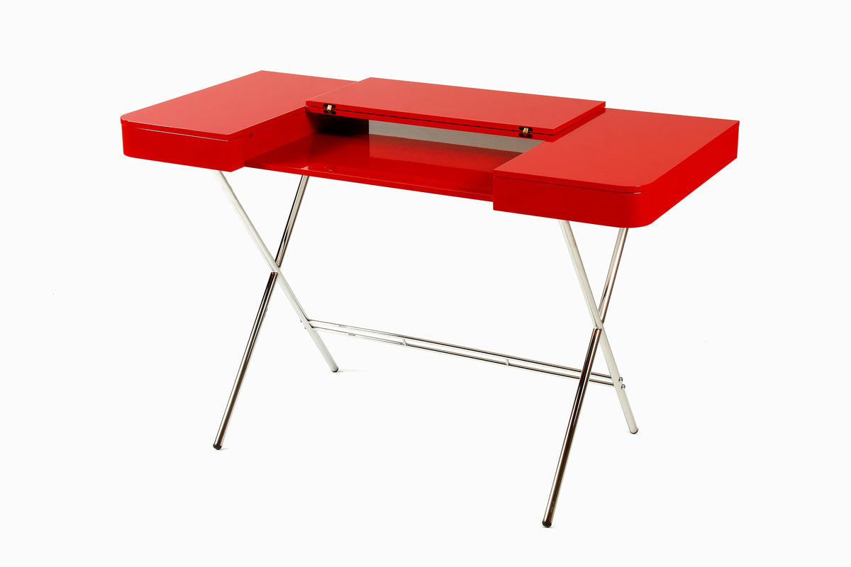 Bureau Cosimo Laqué Rouge | Design Marco Zanuso Jr
