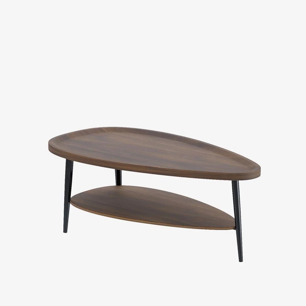 Table basse triangle arrondi