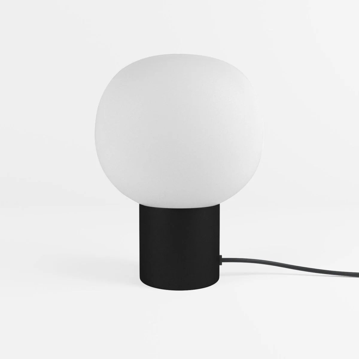 Lampe à poser vintage en métal noir