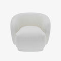 Fauteuil bouclette blanc Victoria