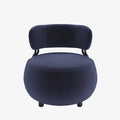 Fauteuil rond en velours