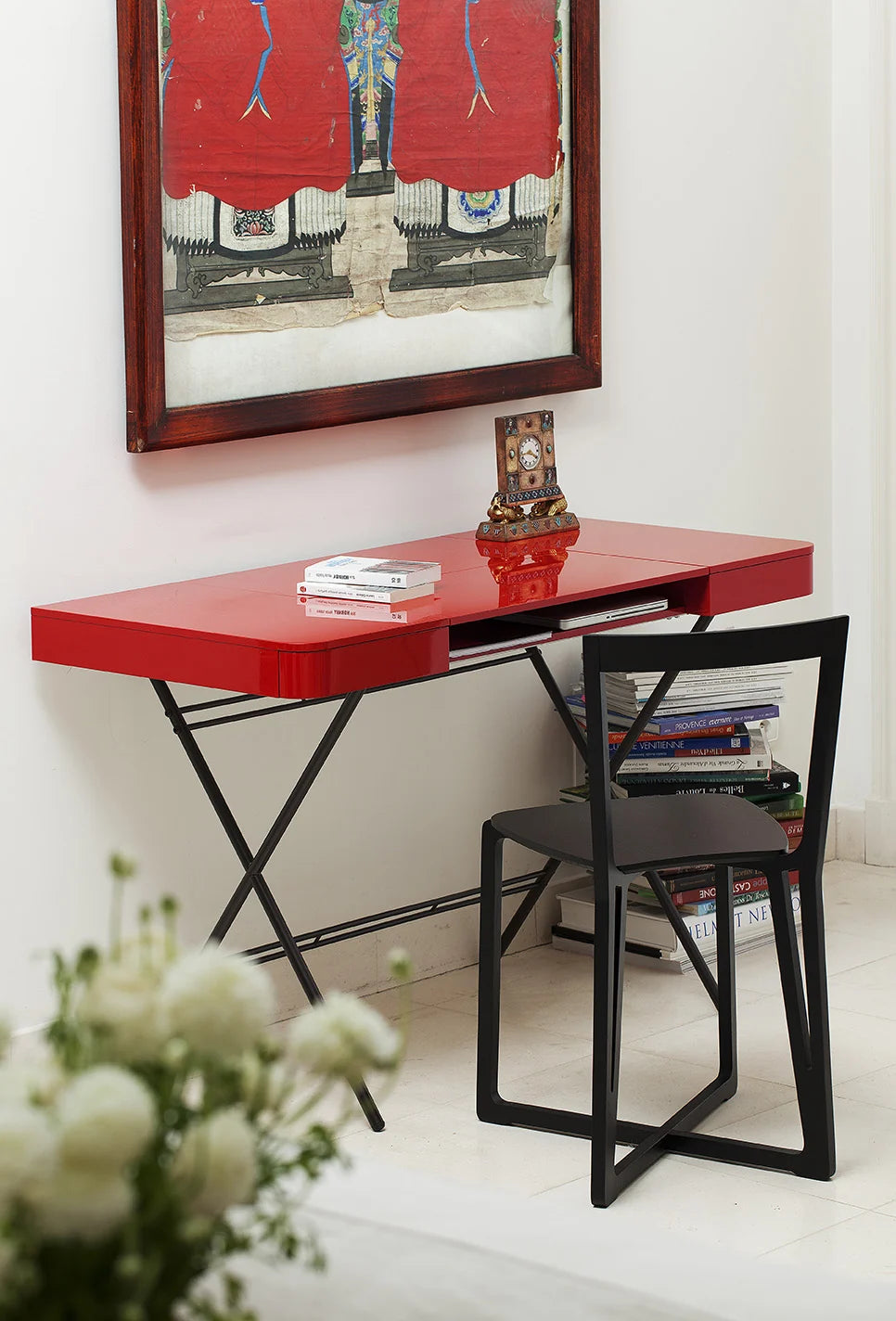 Bureau Cosimo Laqué Rouge | Design Marco Zanuso Jr