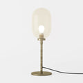 Lampe à poser en métal doré