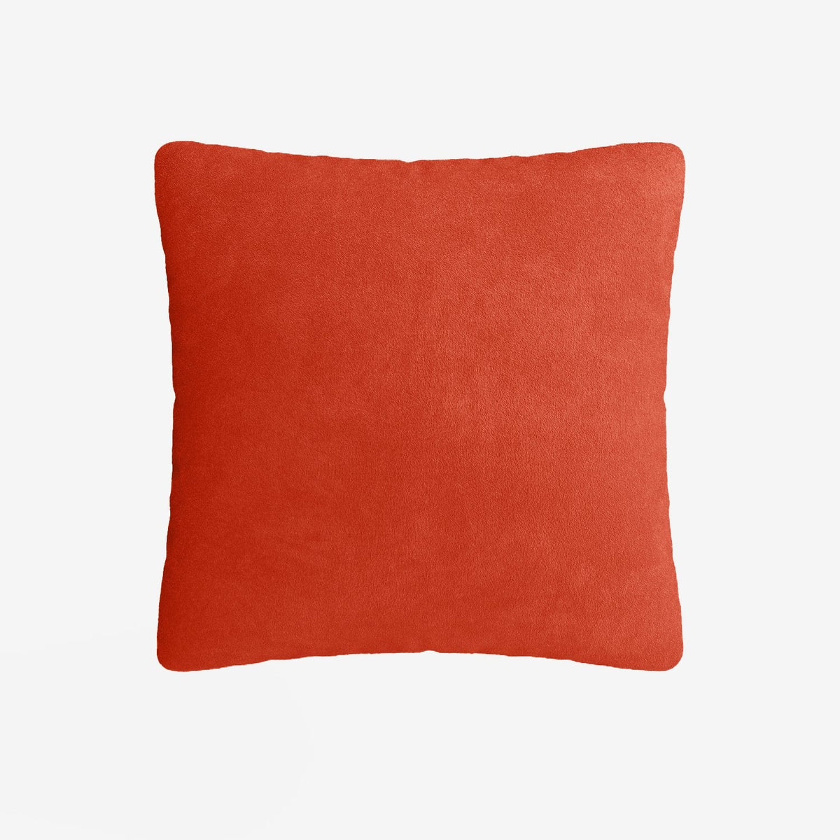 Coussin en velours ocre déhoussable 40x40cm
