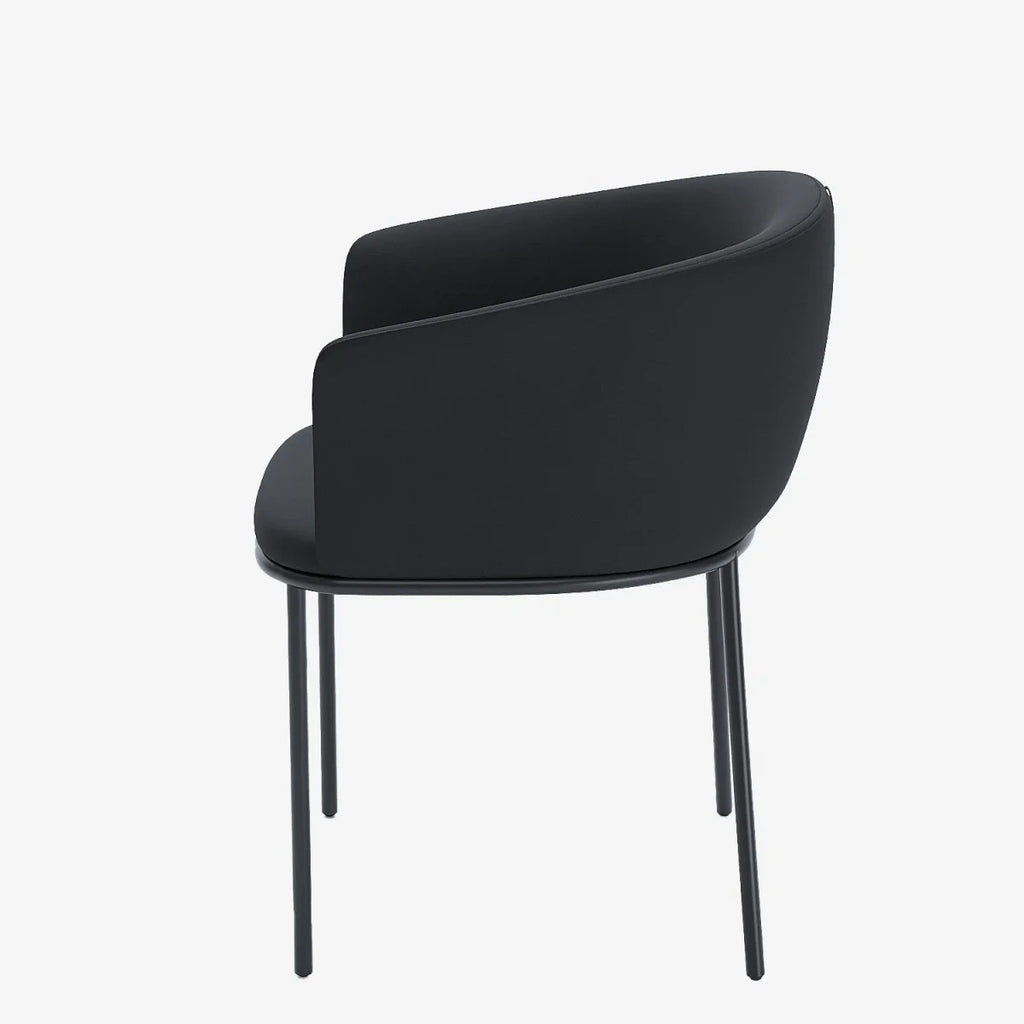 Lot de 2 fauteuils de salle à manger en velours