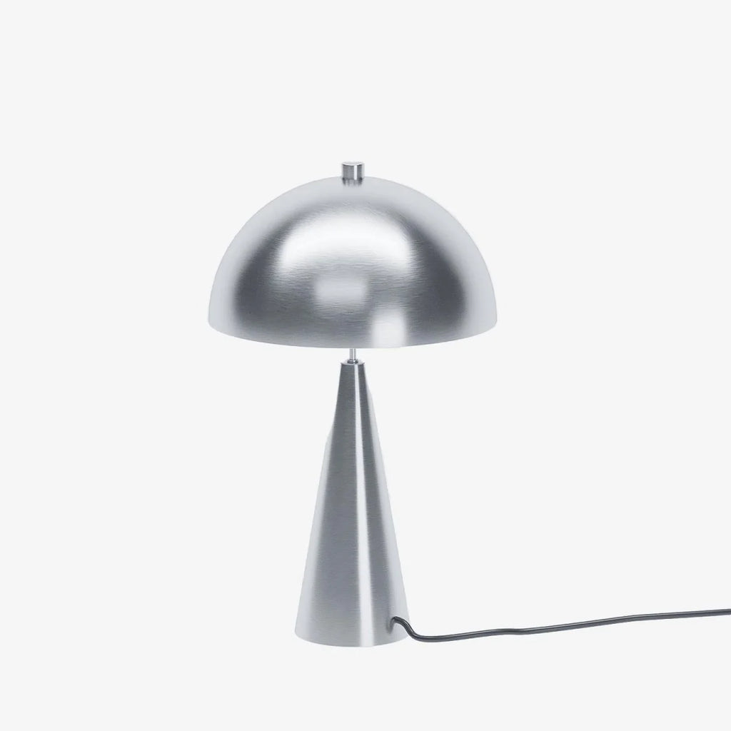 Lampe champignon   poser en m tal argent  Monet