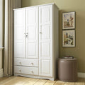 Grande Armoire en Bois Massif 100% - Moka