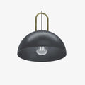 Luminaire suspension m tal noir et or Marivaux