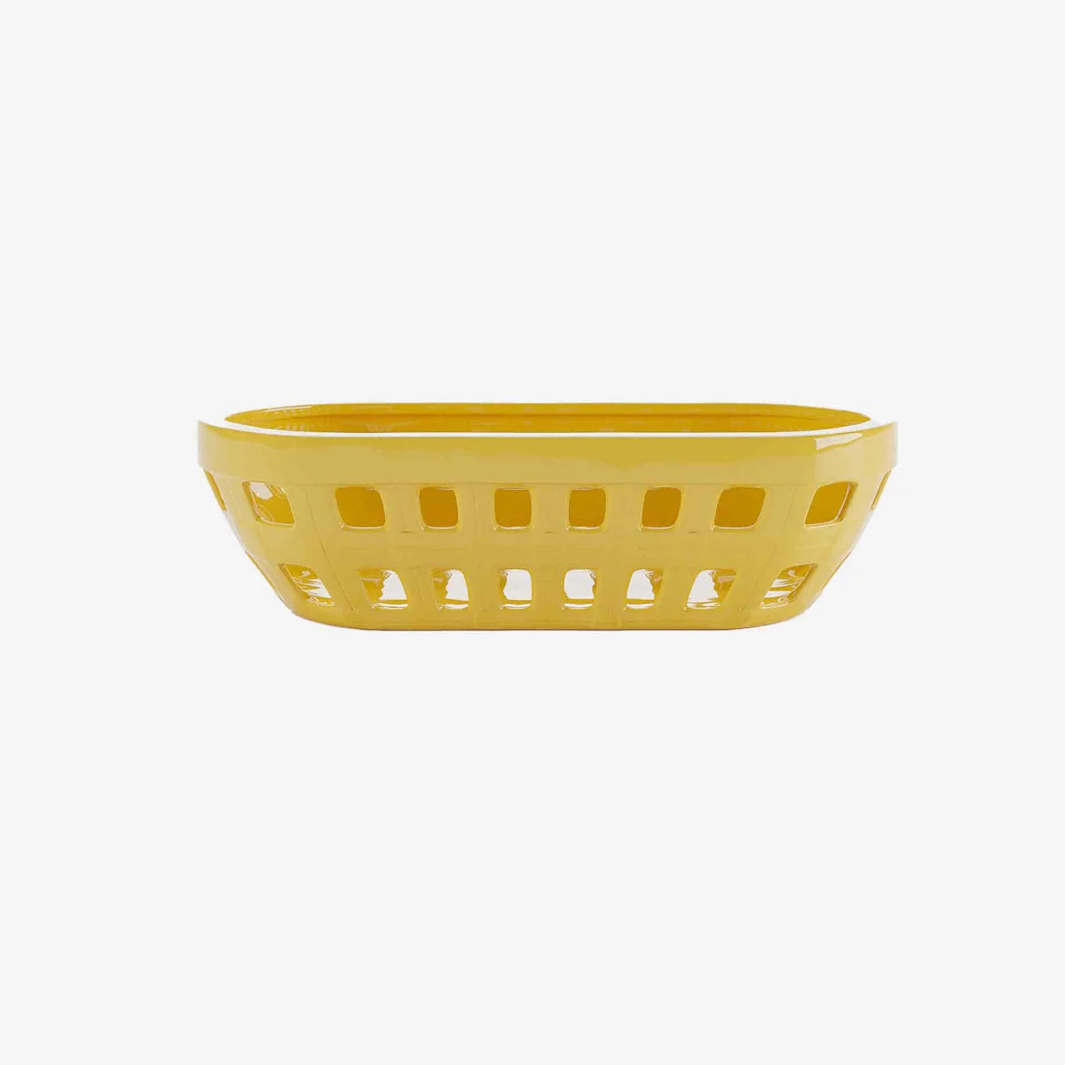 Corbeille c ramique style vintage jaune Palma