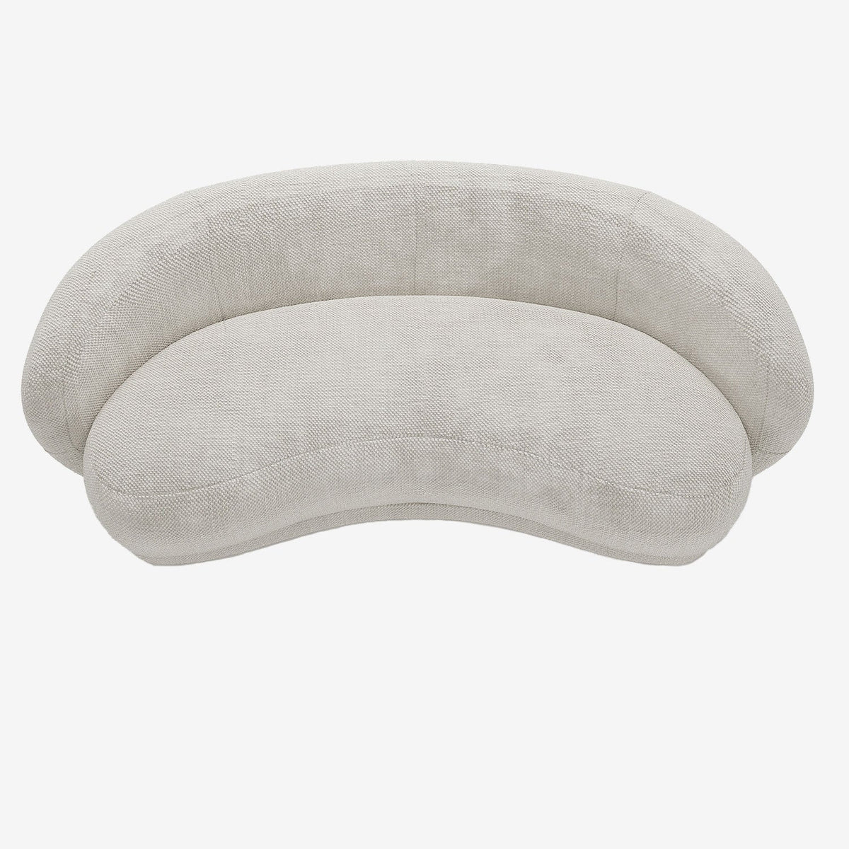 Canap  3-4 places en tissu chenille cr me Bianca