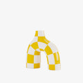 Phoenix - Vase art moderne   damier jaune