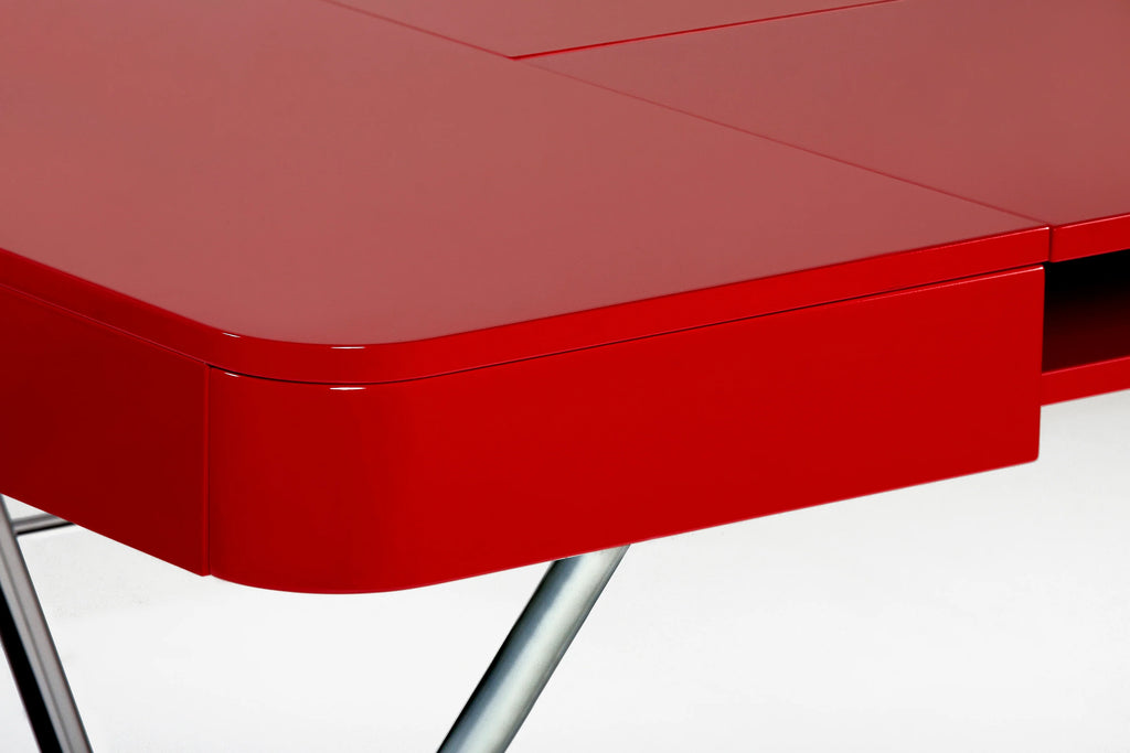 Bureau Cosimo Laqué Rouge | Design Marco Zanuso Jr