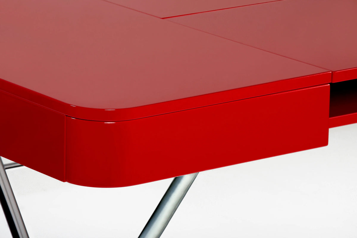 Bureau Cosimo Laqué Rouge | Design Marco Zanuso Jr