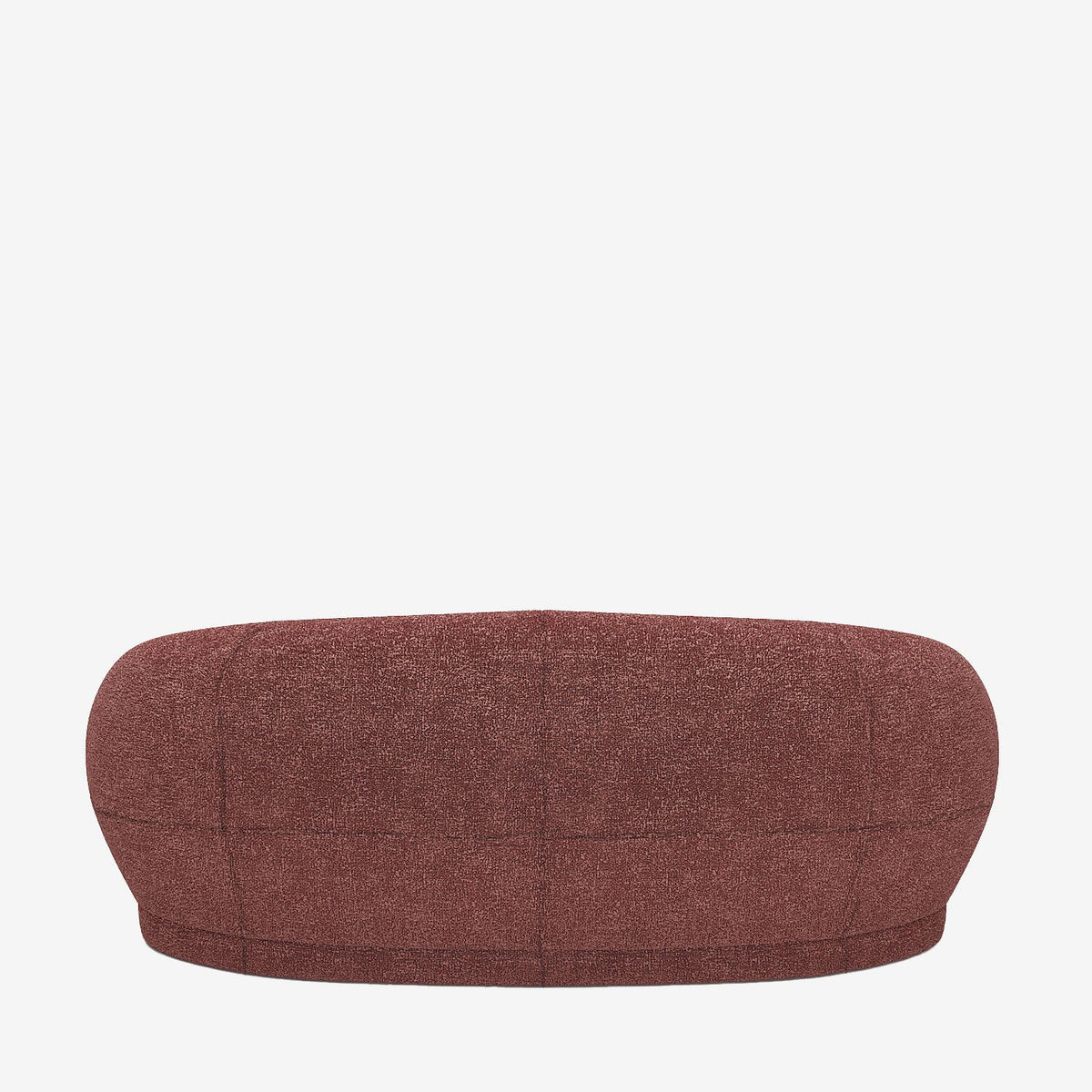 Canap  tissu bouclette rose Bianca