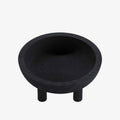 Coupe design en bois sculpt  paulownia noir Montmartre