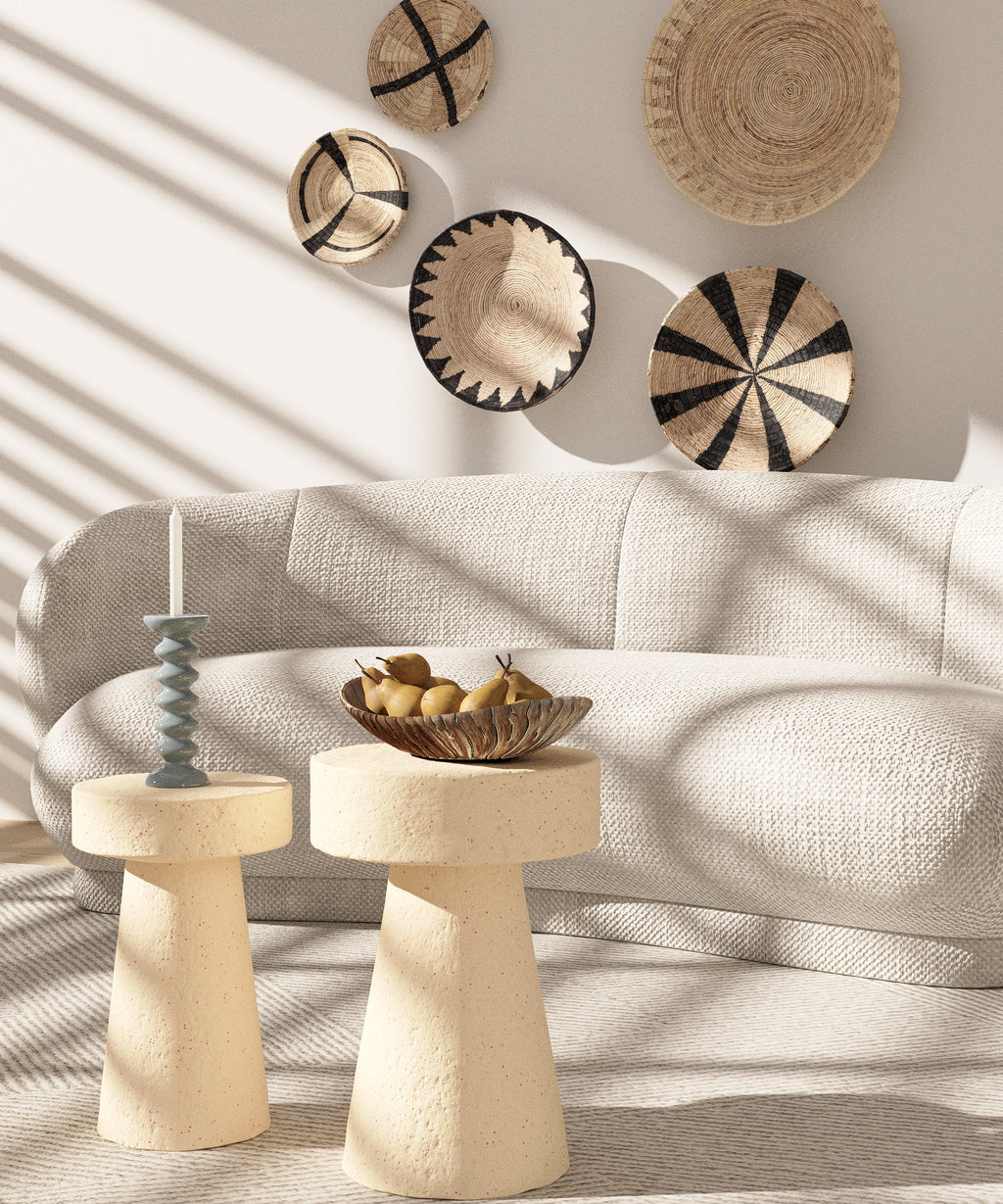 Petite table d appoint ronde design en magn sie mouchet e rose An mone