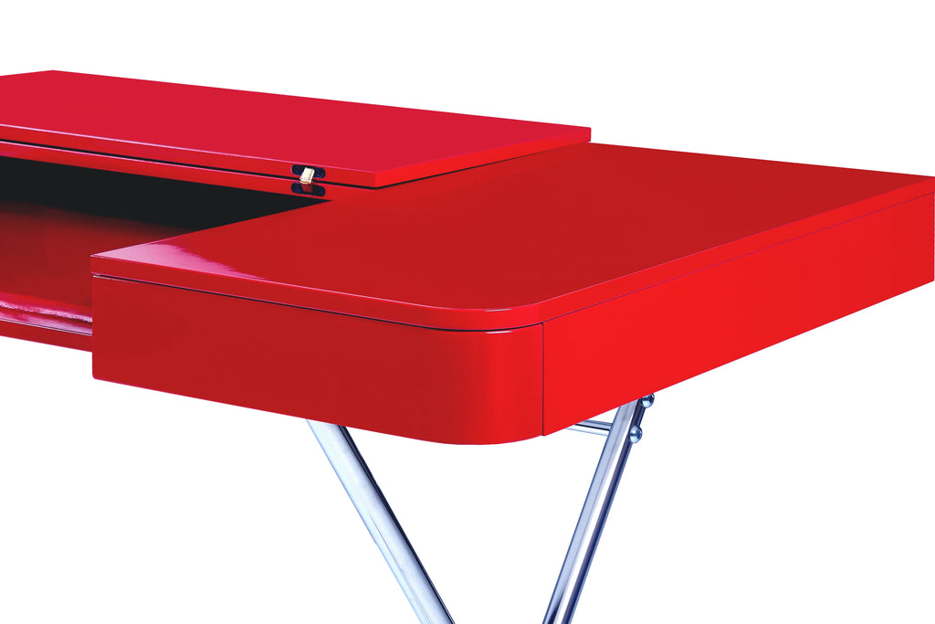 Bureau Cosimo Laqué Rouge | Design Marco Zanuso Jr