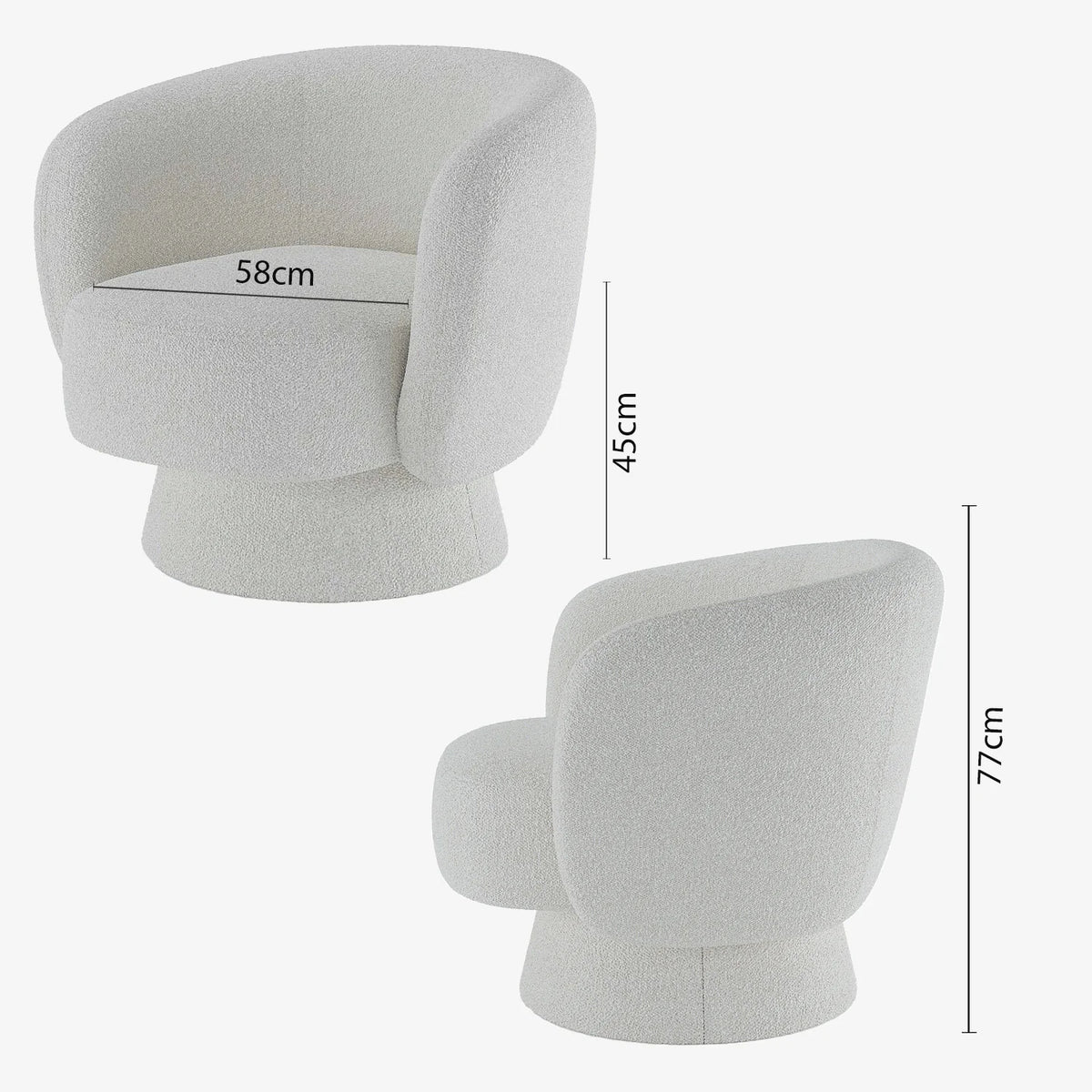 Fauteuil bouclette