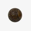Boule d co en r sine effet bois sculpt  Delhi
