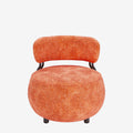 Fauteuil rond en velours