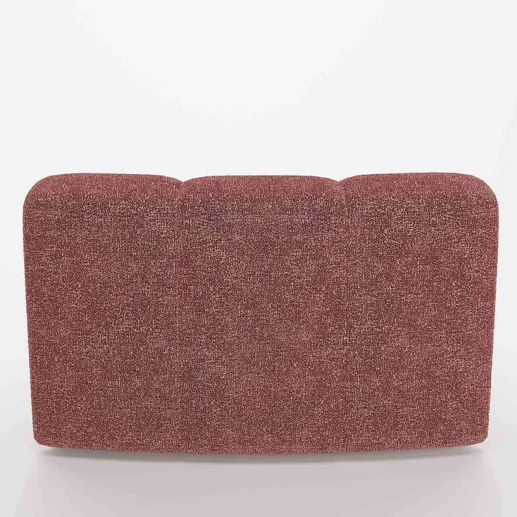 Chauffeuse d angle pour canap  modulable en tissu bouclette rose H l ne