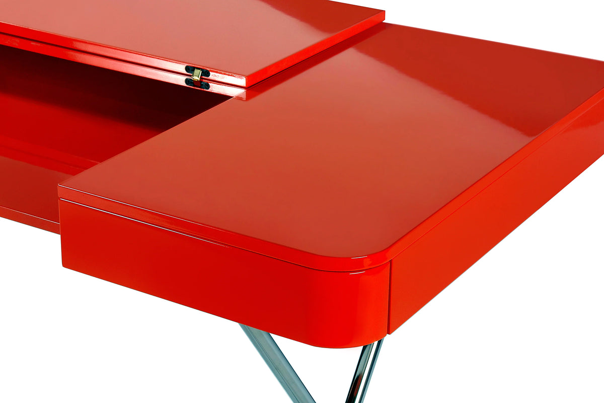 Bureau Cosimo Laqué Rouge | Design Marco Zanuso Jr