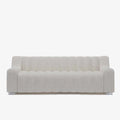 Canap  couleur cr me tissu bouclette Garance
