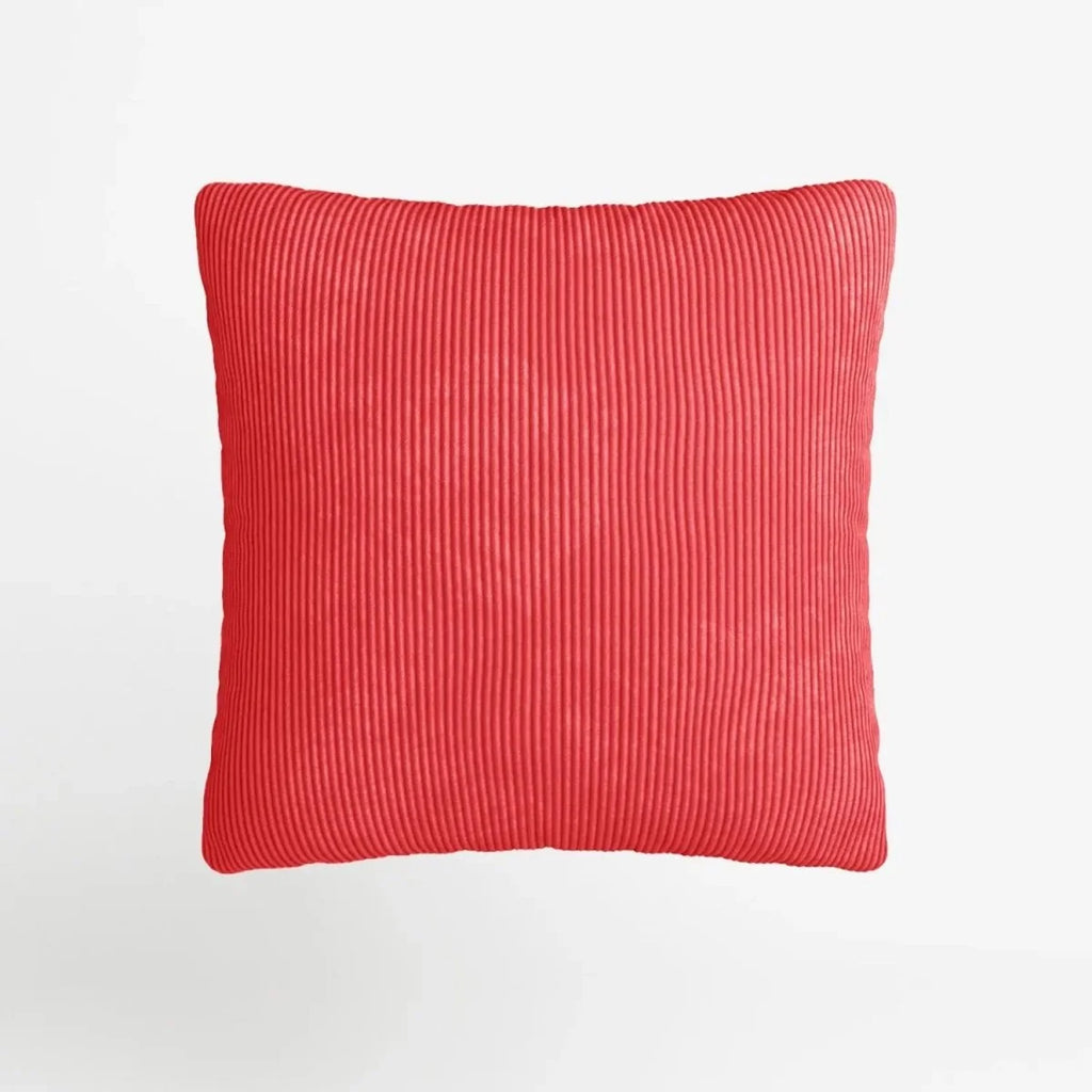 Coussin en velours rose d houssable 40x40cm