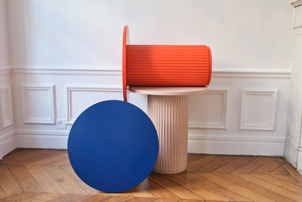 Table d'appoint ronde cannel e