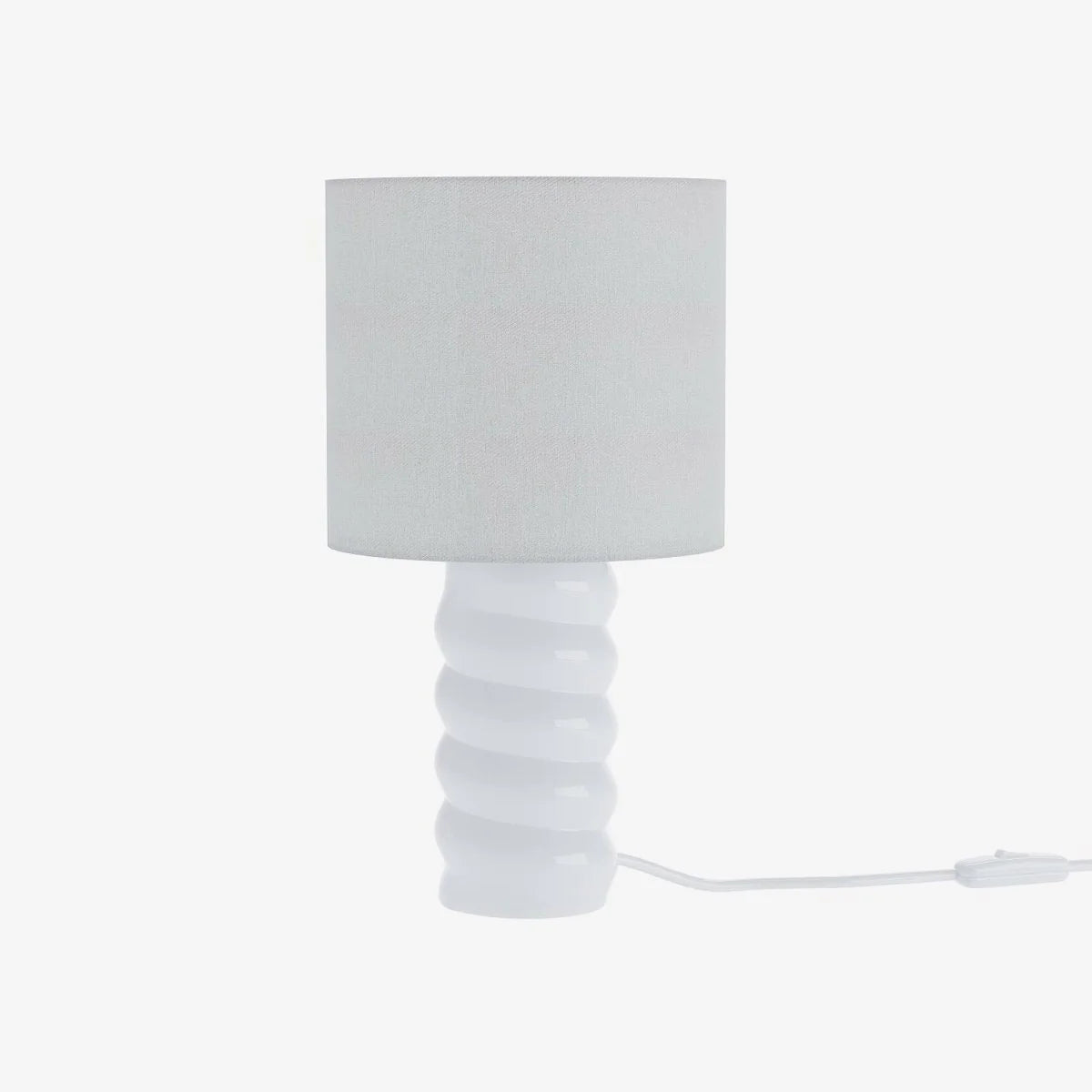 Lampe   poser en c ramique et tissu Montaigne