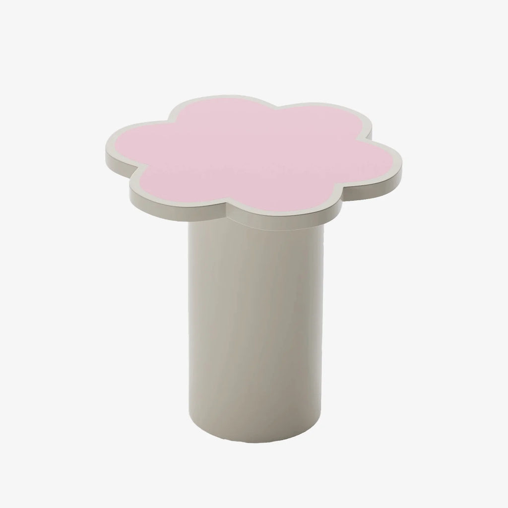 Table d appoint fleur coloris p che Flora