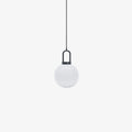 Luminaire suspension globe et m tal noir Lafayette