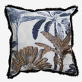 Coussin carr  imprim  tropical, Palmiers