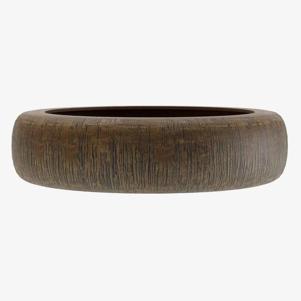 Coupelle vide-poches design imitation bois Lagos