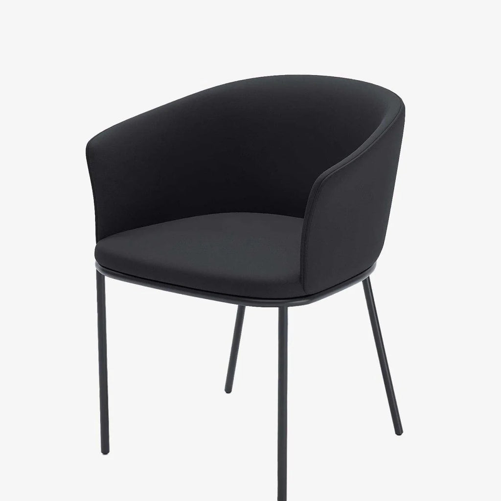 Lot de 2 fauteuils de salle à manger en velours