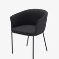 Lot de 2 fauteuils de salle à manger en velours