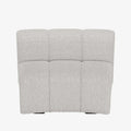 Chauffeuse d angle pour canap  modulable en tissu bouclette gris-cr me H l ne