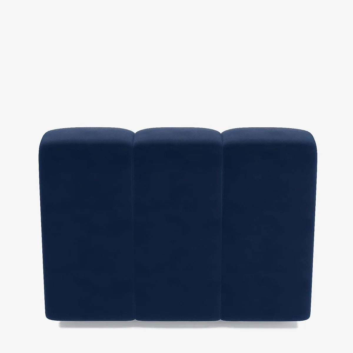 Canap  modulable en velours bleu marine H l ne