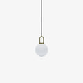 Luminaire suspension globe et m tal or Lafayette