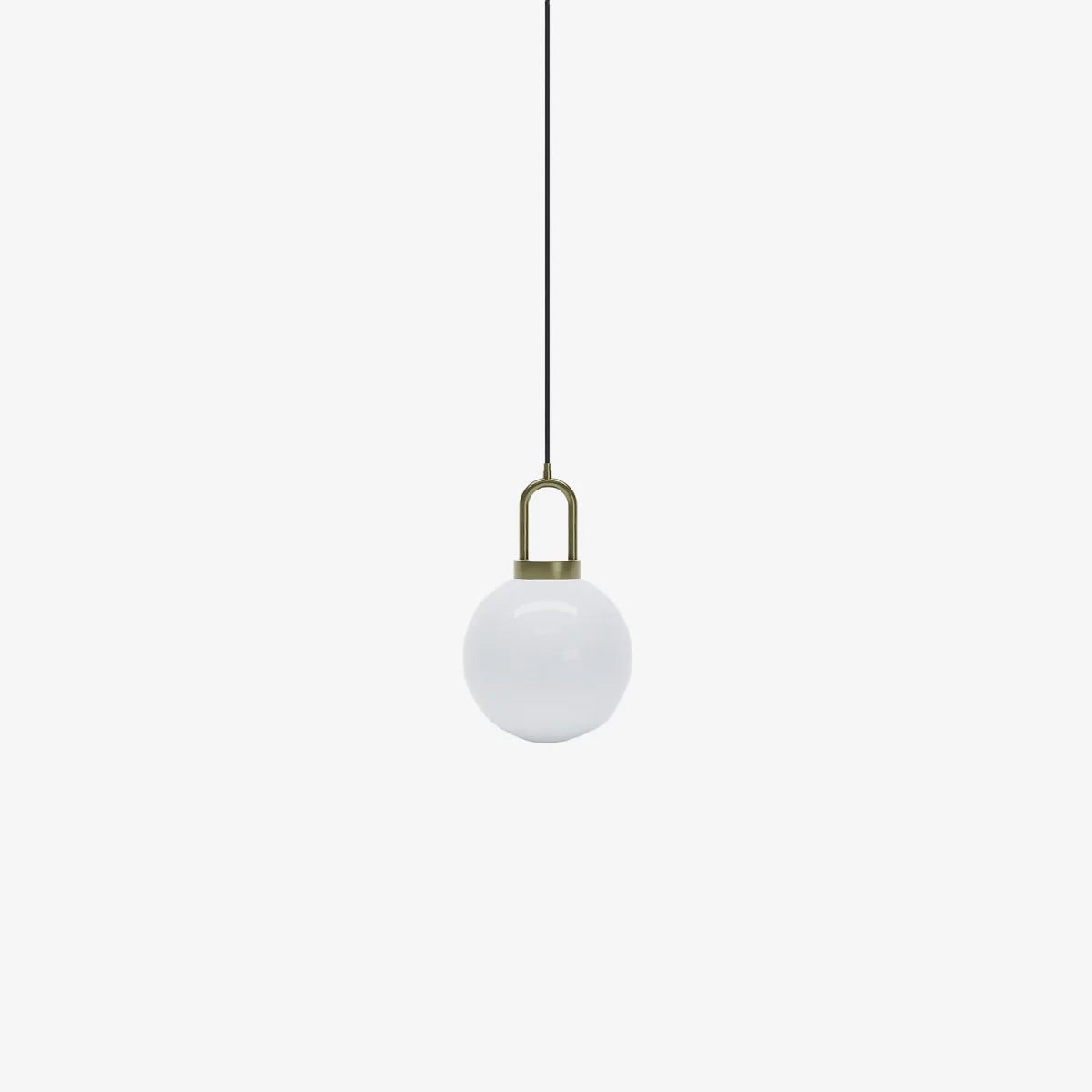 Luminaire suspension globe et m tal or Lafayette