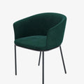 Lot de 2 fauteuils de salle à manger en velours