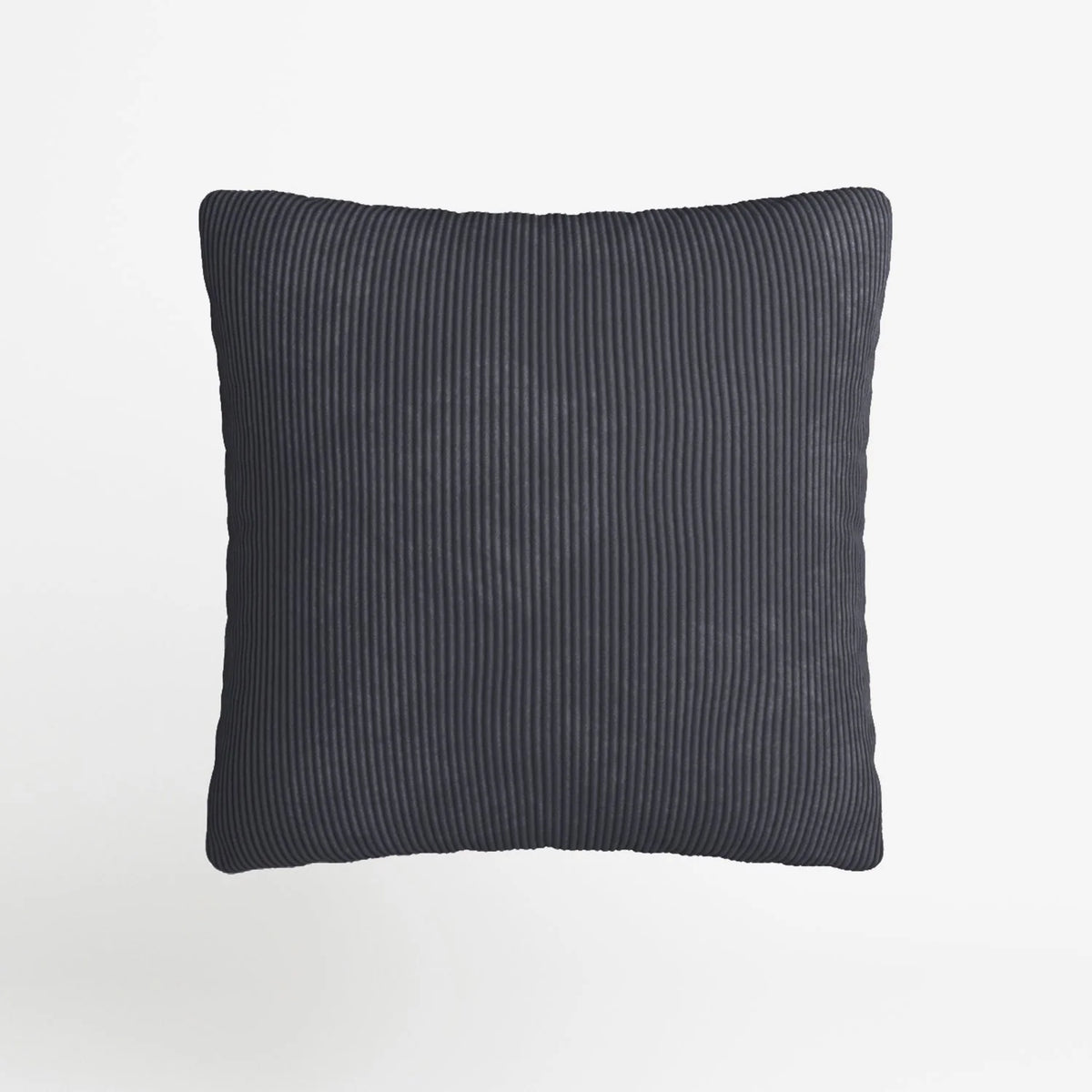 Coussin en velours bleu foncé déhoussable 40x40cm