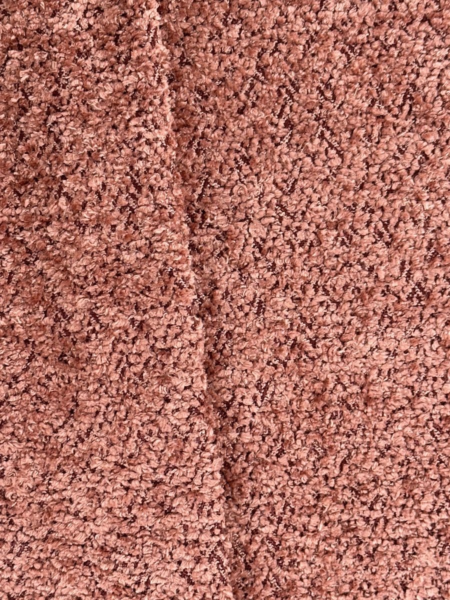 Chauffeuse d angle pour canap  modulable en tissu bouclette rose H l ne