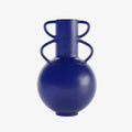 Florence - Vase amphore 4 poign es en c ramique bleue