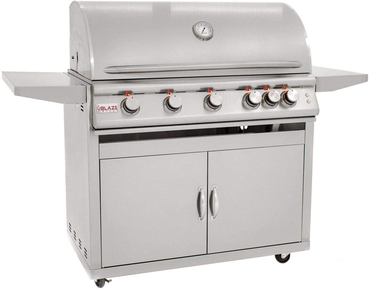 Barbecue sur chariot au gaz propane Blaze 40" avec éclairage (BLZ-5LTE2-LP)