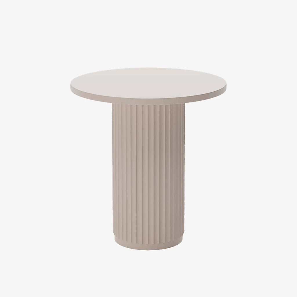 Table d'appoint ronde cannel e