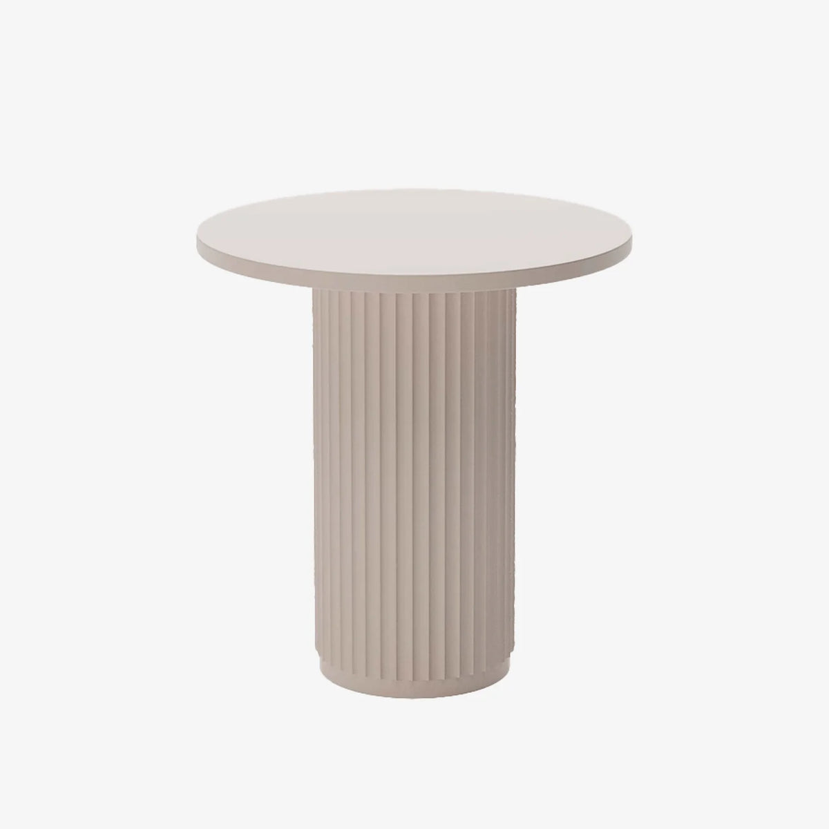 Table d'appoint ronde cannel e