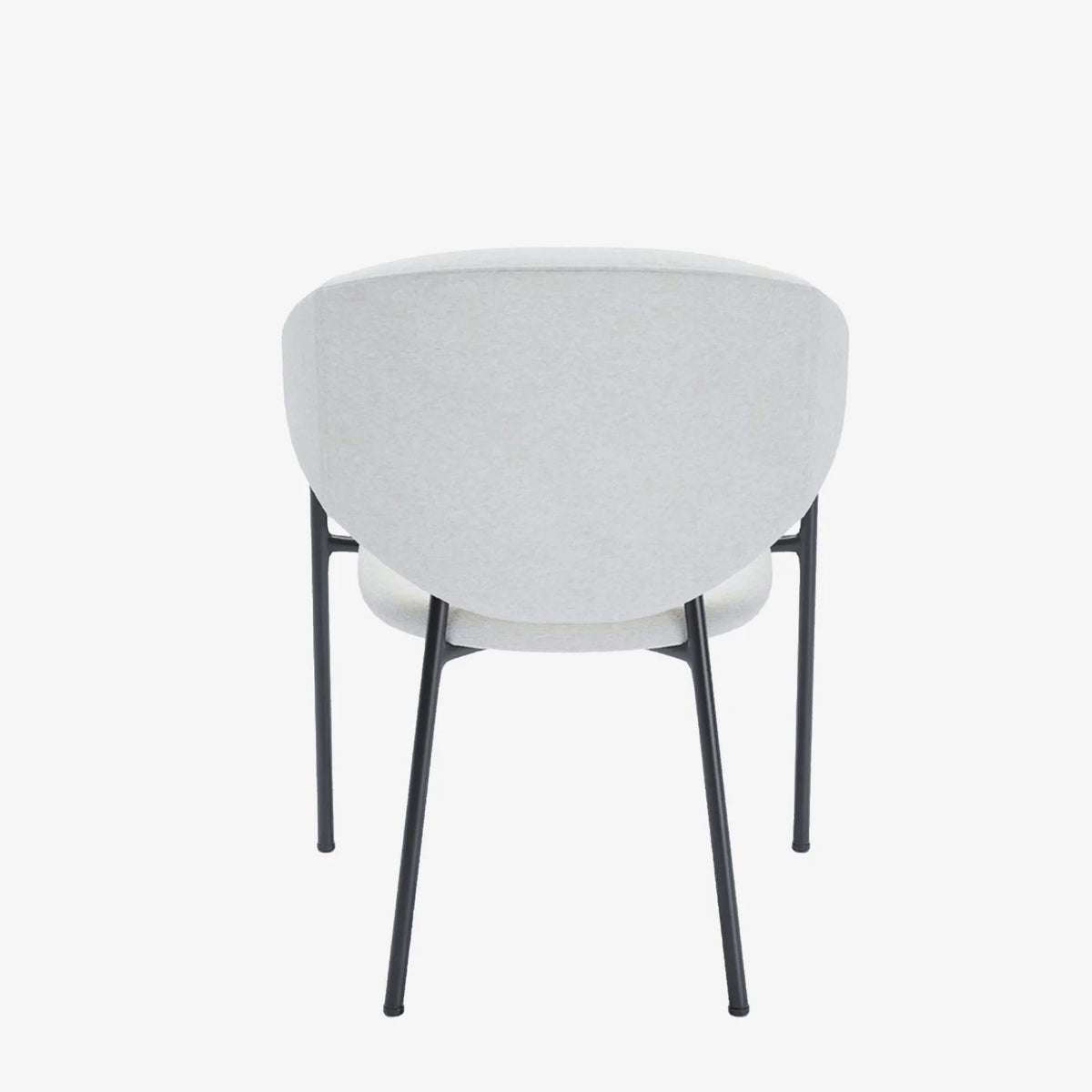 Lot de 2 chaises avec accoudoir design en velours beige Jeanne