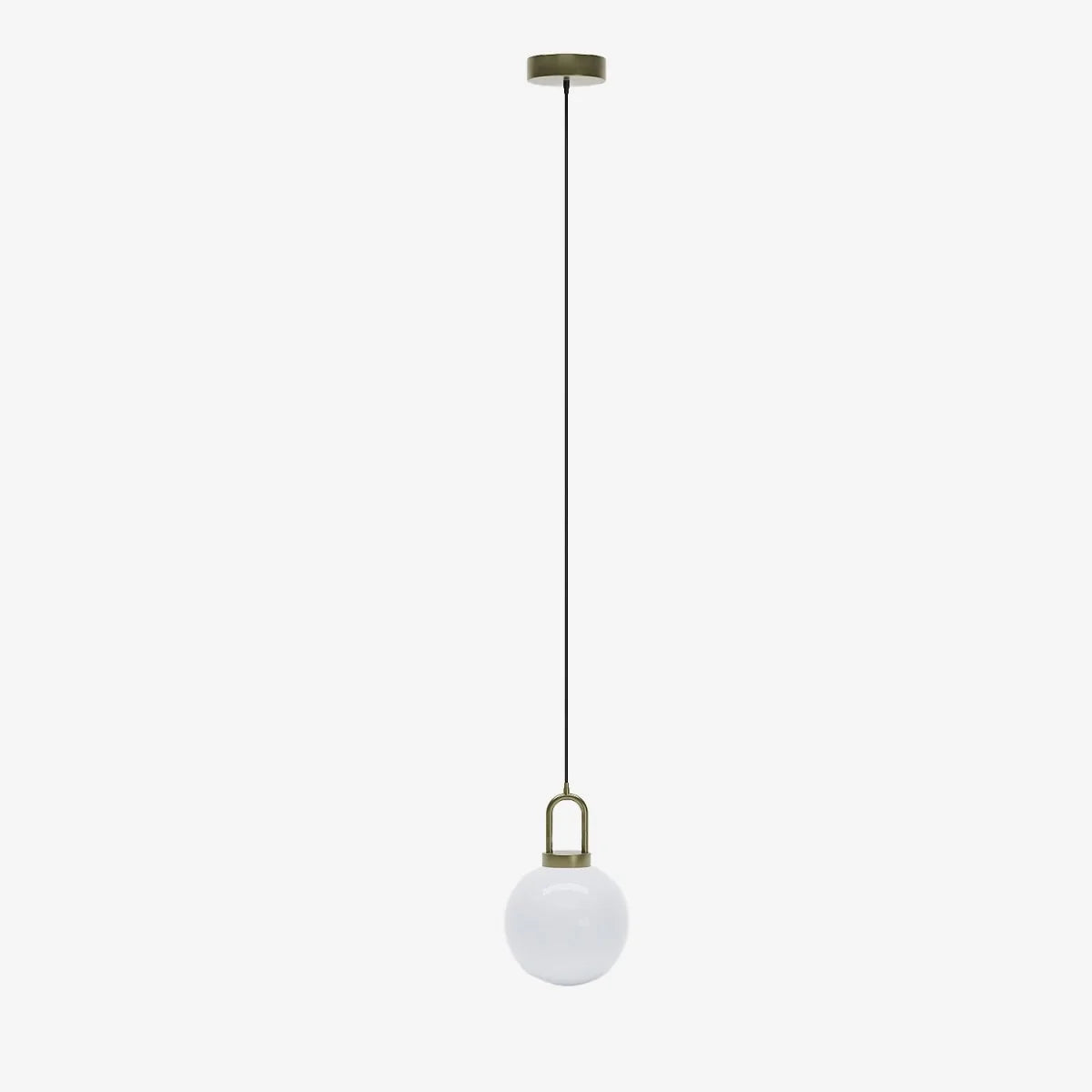 Luminaire suspension globe et m tal or Lafayette